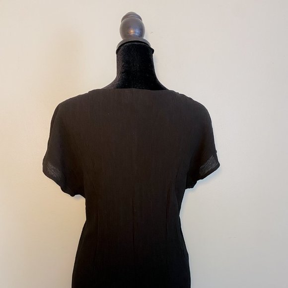 Carol Little Vintage Women's Dress Black & Red Gypsy Minimalist Design Maxi - Picture 12 of 15